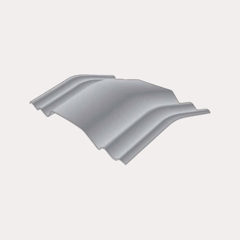Swisspearl Cemsix Big Six Fibre Cement Ventilated Cranked Crown Sheet