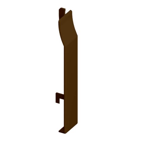 UPVC Shiplap Cladding - Butt Joint - Dark Brown