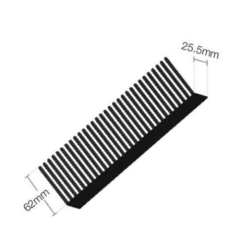 Comb filler sizes