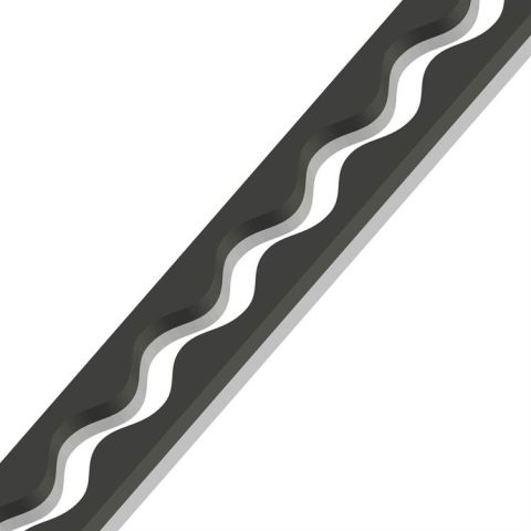 13.5/3 Corrugated - Foam Filler Pack of 10 Pairs - 1000mm