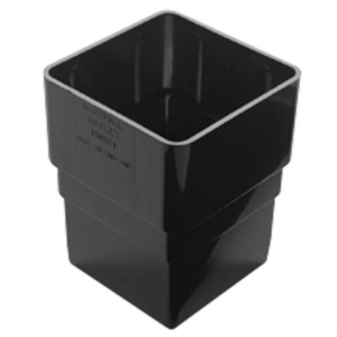 UPVC Squareline Guttering - Downpipe Socket - 65mm