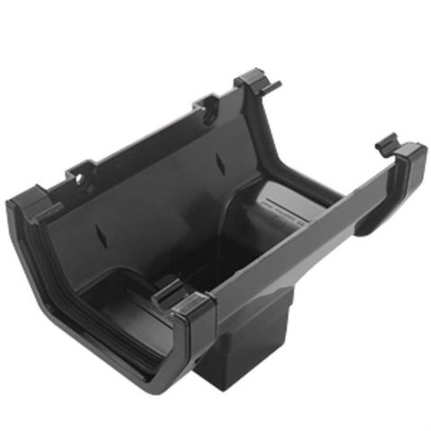 UPVC Squareline Guttering - Running Outlet - 114mm x 59mm