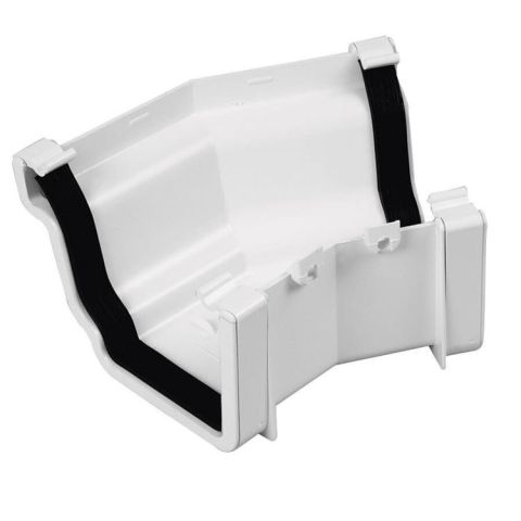 UPVC Universal Plus Squareline Guttering - External Angle - 128mm x 88mm