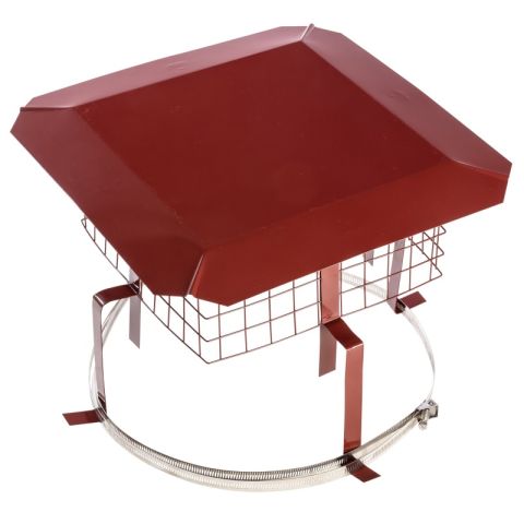 Square Chimney Birdguard - 250mm - Stainless Steel