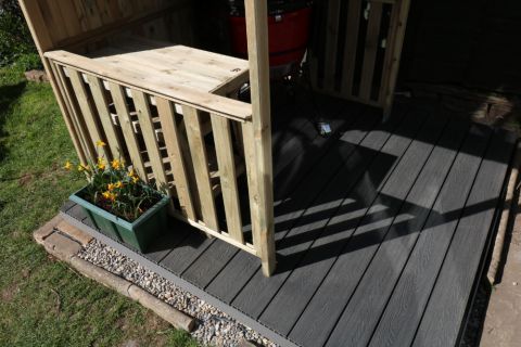 Triton - Dual-sided Hollow Composite Decking Board - 148mm x 25mm