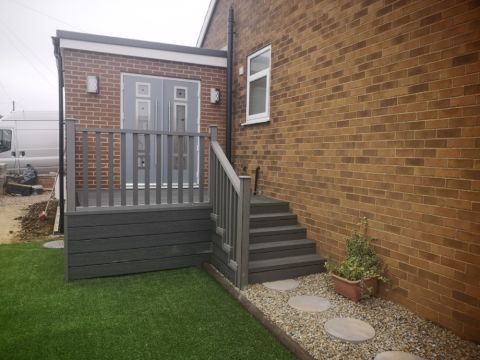 Triton - Dual-sided Hollow Composite Decking Board - 148mm x 25mm