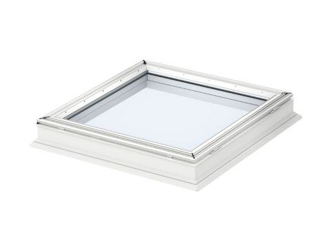VELUX CFP Double-Glazed Fixed Flat Roof Window with Burglary-Resistant Base