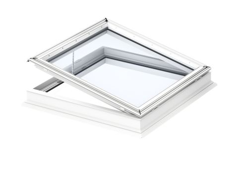 VELUX INTEGRA CVP 0673QVA Double-Glazed Electric Flat Roof Window with Burglary-Resistant Base