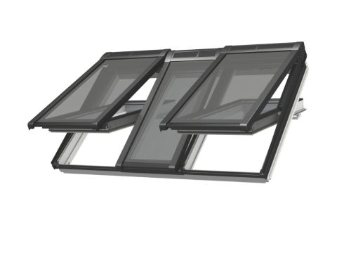 VELUX MSLS Solar Anti-Heat Awning Blind for GGLS 3-in-1 Roof Windows - Black