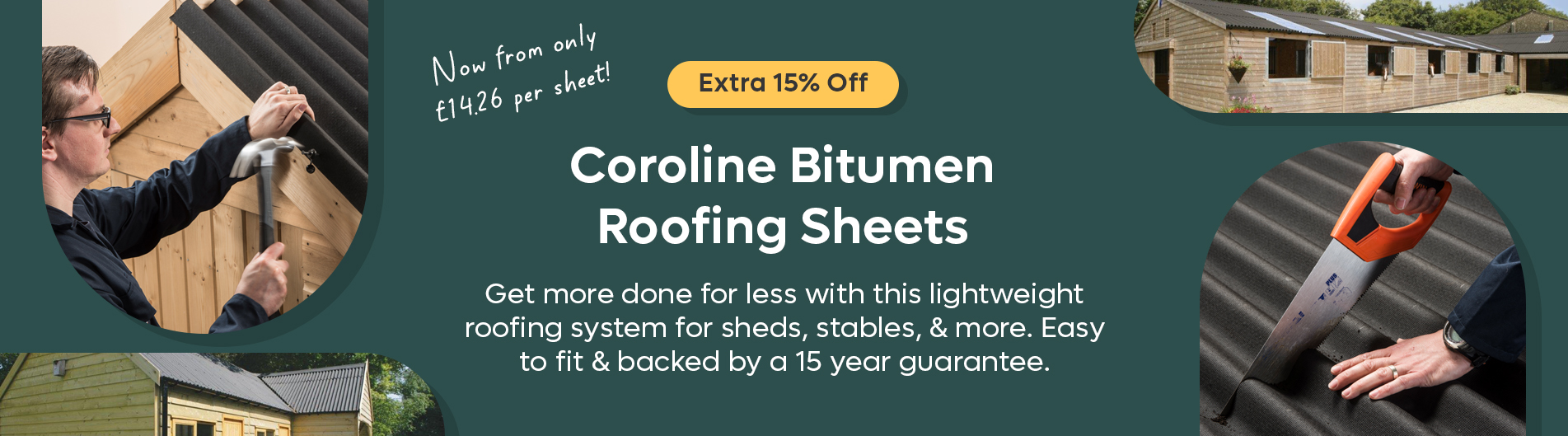 Extra 15% Off Coroline Sheets & Ridges