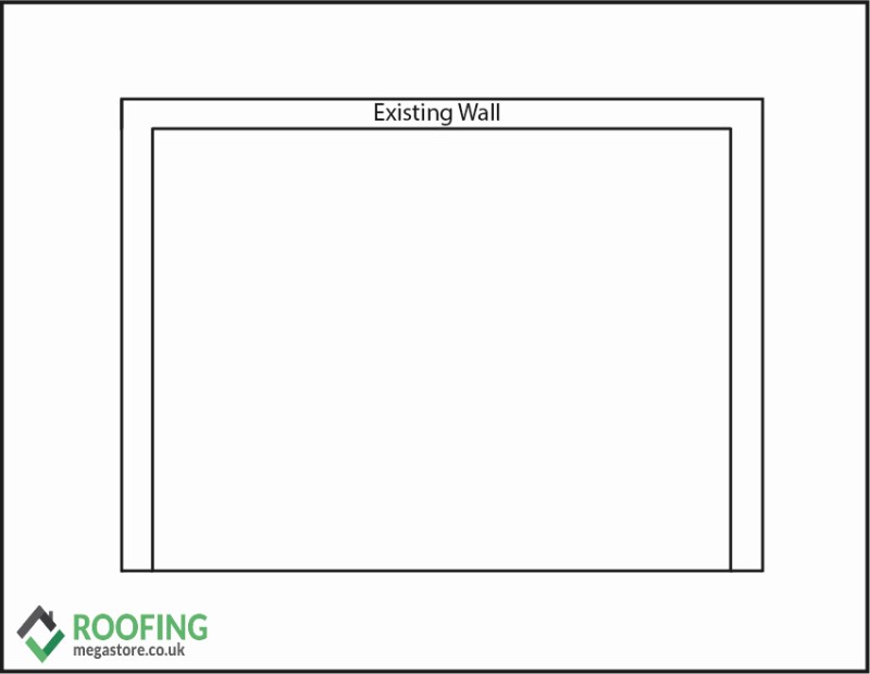 Lean-to attached to three existing walls